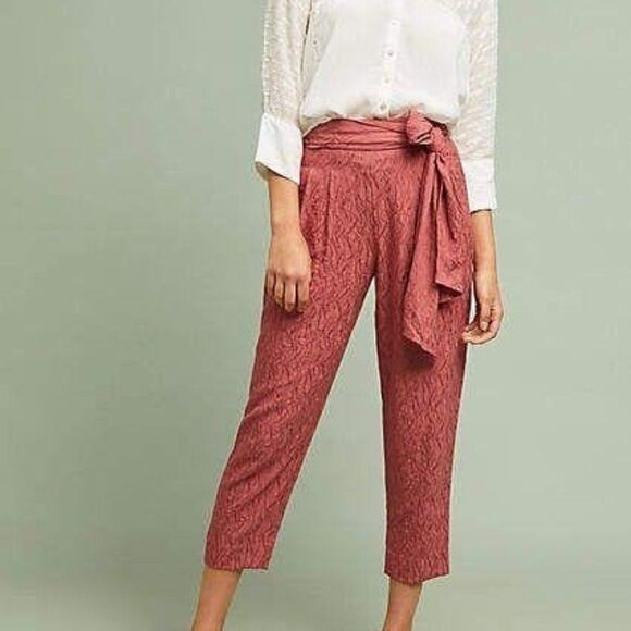Anthropologie ett:twa Aubade Tie-Waist Pants 2 - Picture 1 of 6